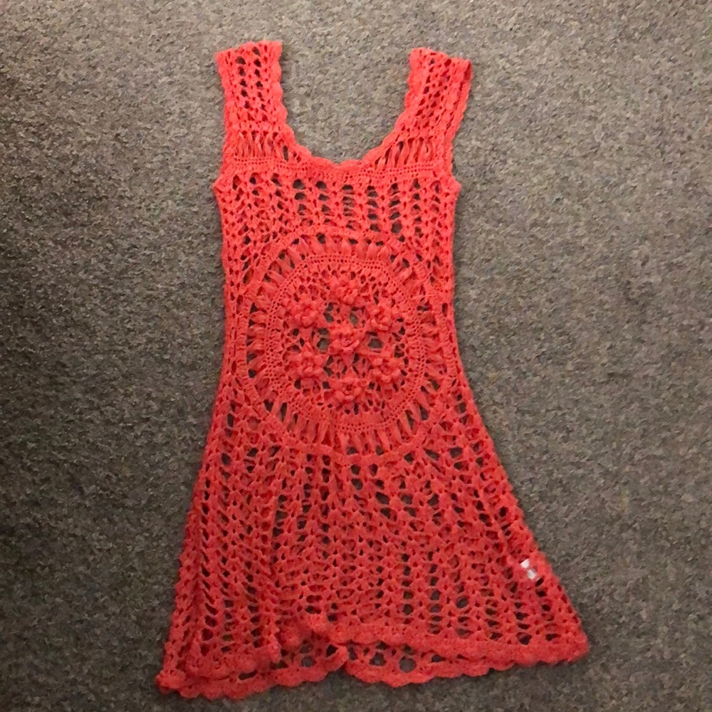Beautiful coral cover up